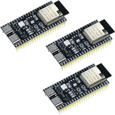 3 Pack ESP32-S3 Development Board N16R8 MCU Dual-Mode Wi-Fi Bluetooth