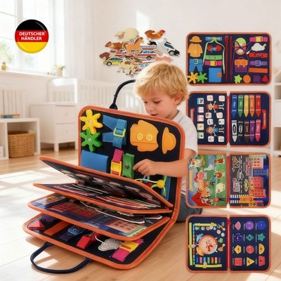 Busy Board, Montessori Spielzeug Für Ab 1 2 3 4+ Jahre Kleinkinder Baby Activity