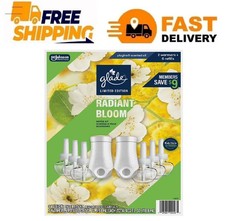 Glade PlugIns Scented Oil, Radiant Bloom, 2 Warmers  6 Refills
