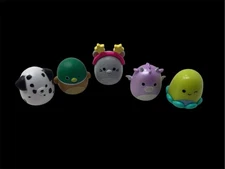 Lot Of 5 Squishmallows Squish A Longs 1” Figures