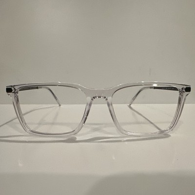 Armani Exchange Eyeglass Frame AX3077 Color 8333 Clear With Black Temples  54 17