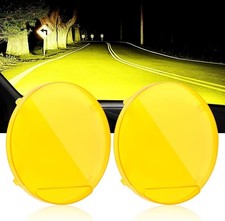 7amber Fog Light Covers Transparent Polycarbonate Lens Driving Lights Cover