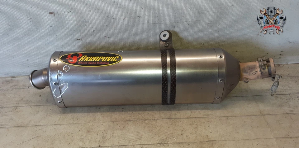 SILENCIEUX AKRAPOVIC ECHAPPEMENT KAWASAKI ER6 N de 2006 à 2008 - réf : 137 - Photo 1/4