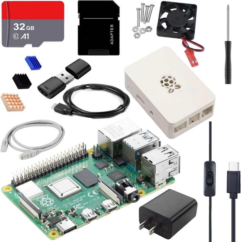 Vesiri Raspberry Pi 4B Starter Kit (Technical Standards Compliance Certified)