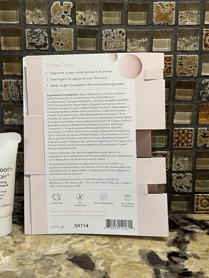 Paquete 8 imprimaciones faciales Jane Iredale Smooth Affair 0,24 oz cada una - 1,92 oz en total Foto 4 de 4