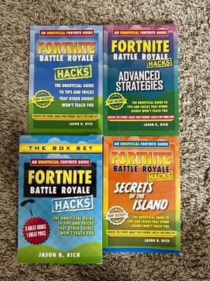 FORTNITE Battle Royale Hacks Book Lot (3) Tips Tricks Strategies Guide Books 