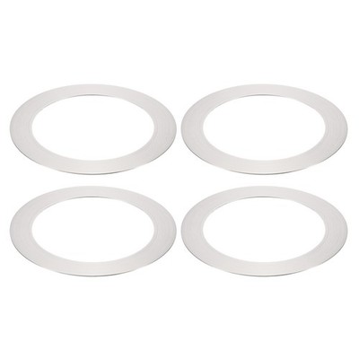 Goof Rings Inner Diameter 2.99'', Outer Diameter 4.72'', 4 Pcs Nickel