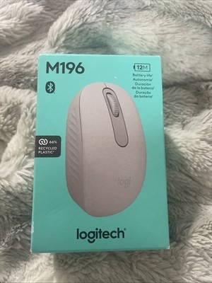 Logitech Wireless Connection Ports M196 Mouse Bluetooth Compact