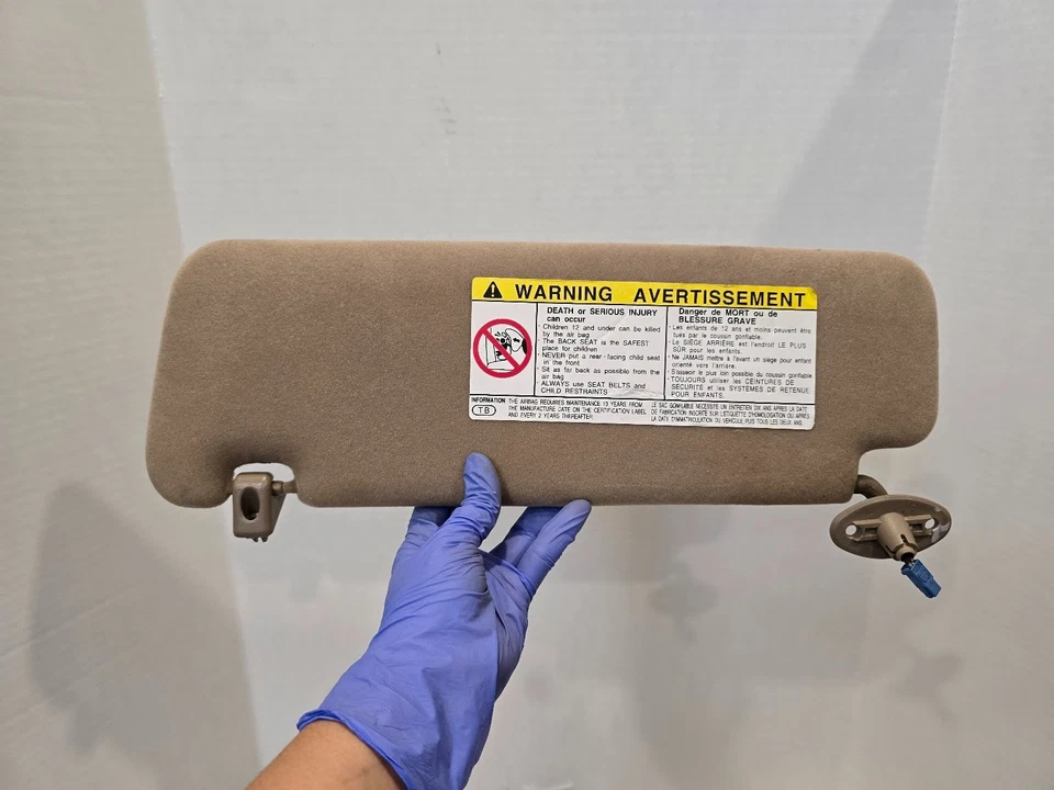 Par de parasoles laterales para conductor y pasajero Toyota 4Runner 1996-2002 marrón tostado A109 Foto 4 de 4