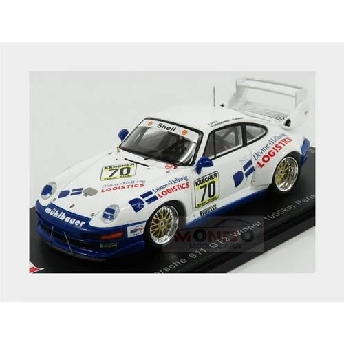 1:43 Spark Porsche 911 993 Gt2 #70 1000Km Paris 1995 P.Oberdorfer D.Hubner SF130 - Immagine 2 di 2