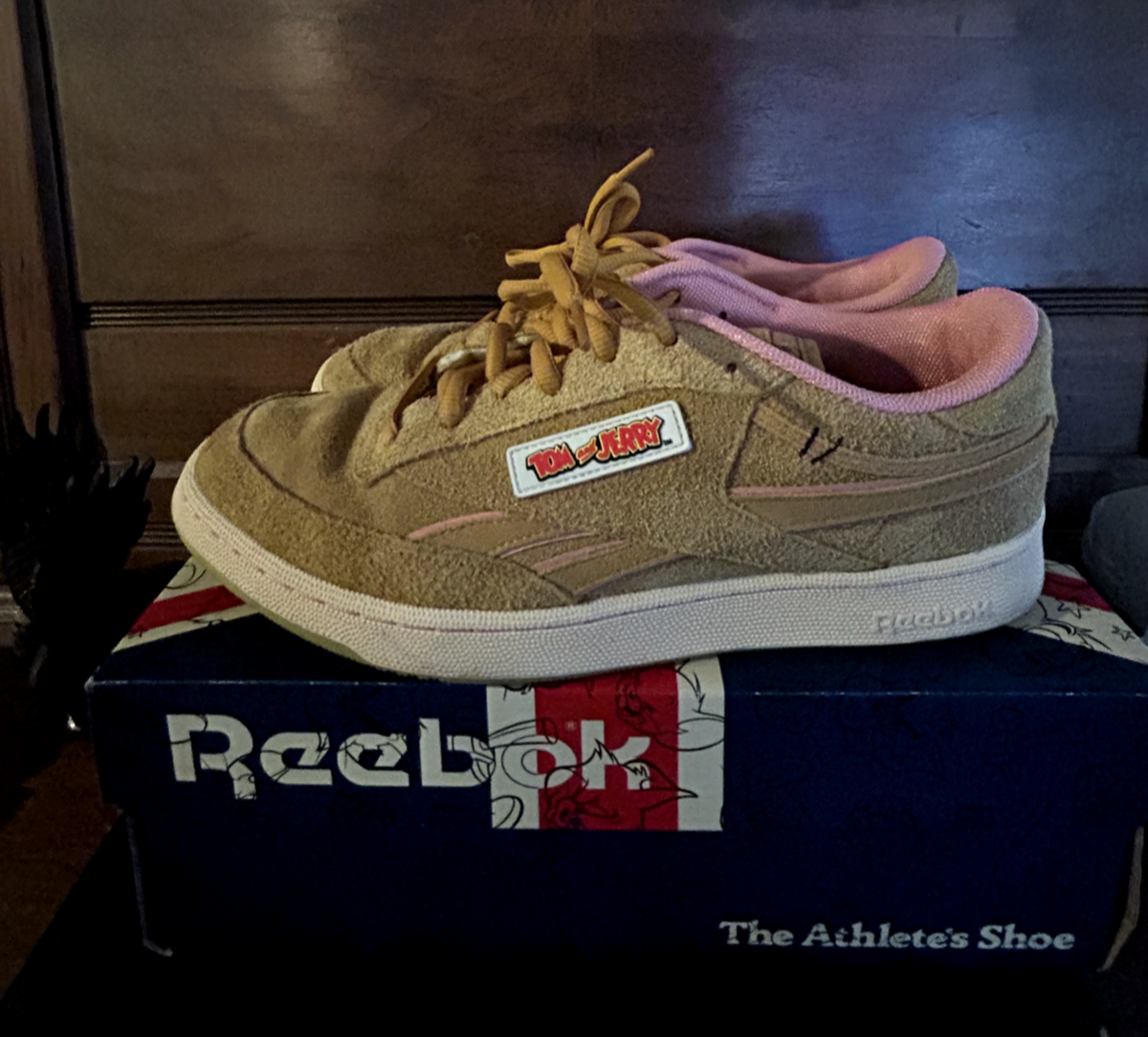 Reebok Club C Revenge Low x Tom & Jerry - Brown Size 12 
