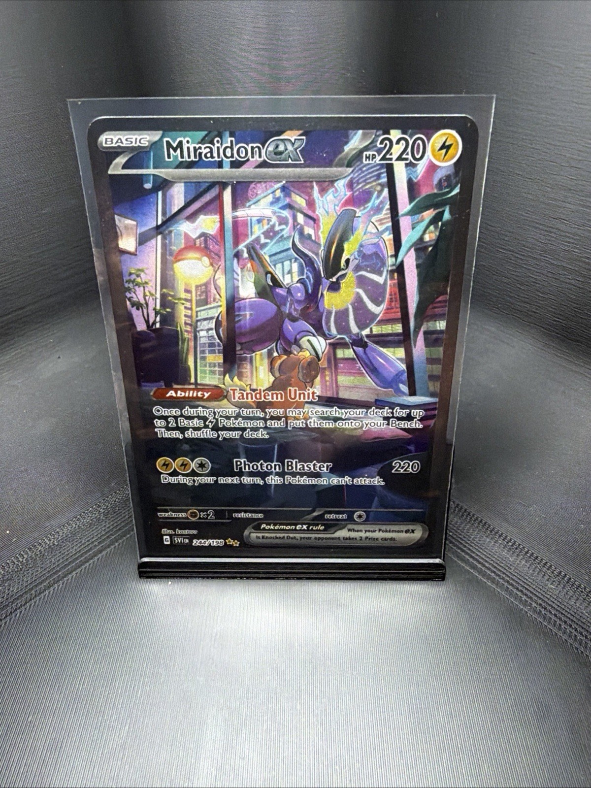 Pokémon TCG - Miraidon ex 244/198 - Scarlet & Violet Base Set - Mint/NM 💎