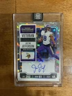 2023 Panini Contenders Justin Jefferson Veteran Ticket Vikings Cracked Ice/23