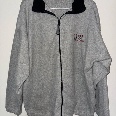 Vintage Team USA  2008  USA Olympics Fleece Jacket XL