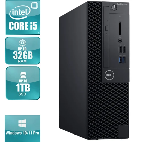 DELL OptiPlex Business Desktop Intel i5 • 32GB RAM • 1TB SSD • Win11 Pro • WiFi