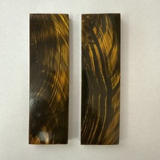 buffalo horn knife scales for making knife handles 5x1.5x3/8"