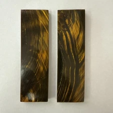 buffalo horn knife scales for making knife handles 5x1.5x3/8"
