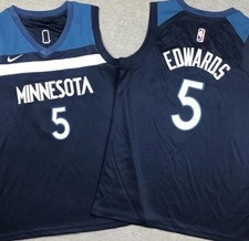 Edwards #5 Minnesota Basketball Jersey Stitched Adult Sizes S-XXL New
