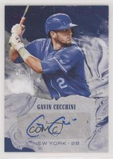 2018 Diamond Kings DK Rookie Signatures Purple 2/20 Gavin Cecchini Auto 0j5