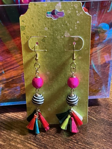 Funky Carnival Style Earrings.