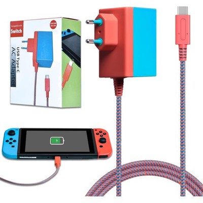Switch Ladegerät Power Supply Kabel USB C TV Mode Schnellladung Charging Adapter