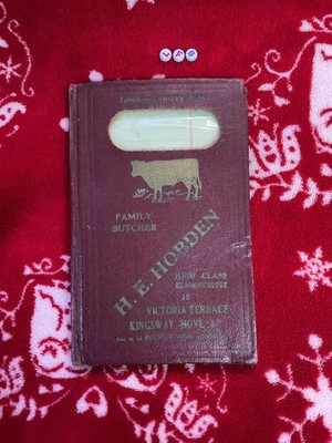 BUTCHERS BOOK FOR CUSTOMER, FARMING AGRICULTURE VINTAGE, HOVE WORTHING