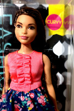 Barbie Fashionistas Doll #26 Spring Into Style - Curvy - 2015 - 2016  New in Box