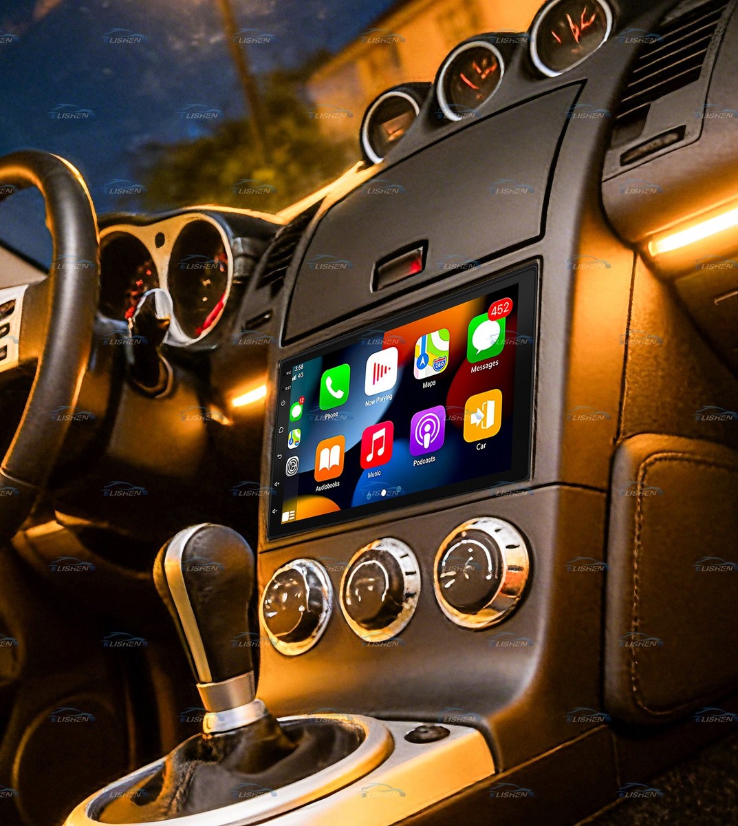For Nissan 350Z 2003-2009 Android 15 Apple CarPlay Stereo Radio
