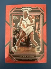 2023 Panini Prizm WNBA #121 Jackie Young Red Wave