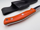 Casstrom No 10 SFK Knife Orange G10 Handle 14C28N Stainless Blade Sweden Made — photo 5