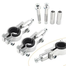 Motorcycle 22mm/28mm Handlebar Hand Guard Bracket Mounting Accessories Full Set