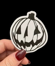 Jackolantern stickers halloween sticker scary stickers spooky trick or treat
