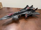 Hasbro 1986 GI Joe Cobra Night Raven Plane 99% Near Complete w/ Blueprints #ML