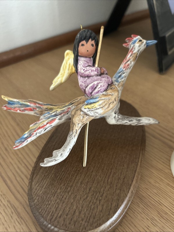 Goebel DeGrazia 20 Year Anniv. Ornament 2005 Christmas Roadrunner