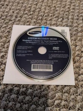 Samsung System Recovery Media Disc Windows 7 Starter For Small Notebook PCs Disc