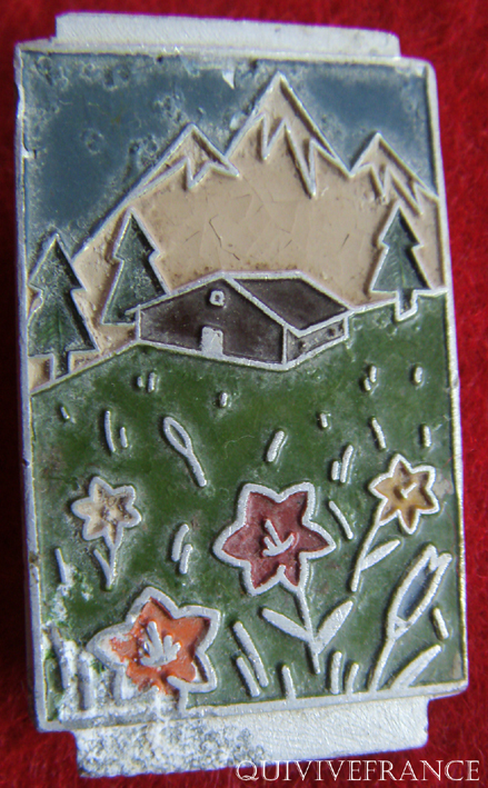 Insigne De Ski Vintage – Années 40 – SK1085 – Collection Montagne