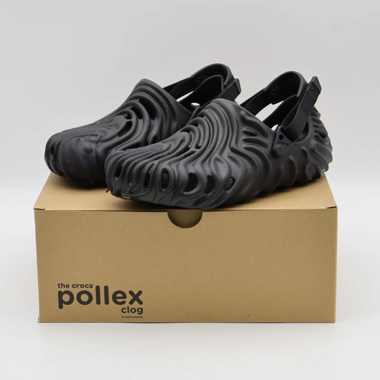 207393-001 Salehe Bembury x Crocs Pollex Sasquatch Black Onyx Dark Noir (Men's)