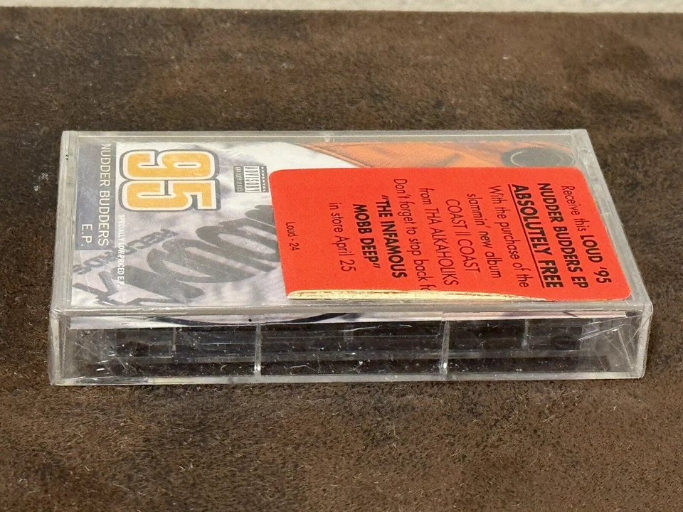 LOUD 95 NUDDER BUDDERS CASSETTE SEALED THA ALKAHOLIKS Hype Sticker MOBB DEEP - Image 4 of 4
