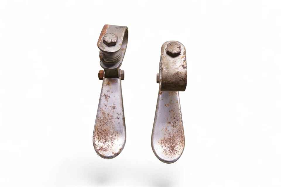 Clavijas de pie universales estilo cuchara vintage Harley Honda BSA Triumphs *2237A Foto 2 de 4