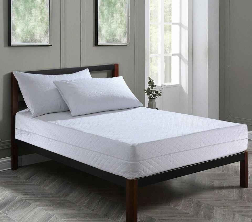 Luxury Diamond Mattress Topper Single Double King Size Cover Bed Protector Cover - Image 3 of 4