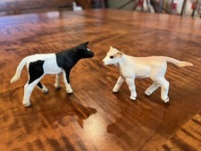 ERTL FARM COUNTRY CHAROLAIS Lot Of 2 Calf 2006 and 2007 COLLECTIBLE ANIMALS