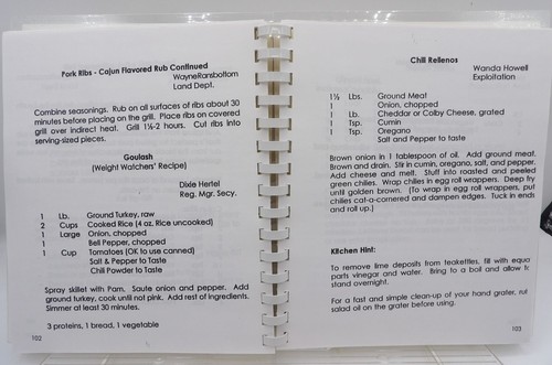 Marathon Oil Company Midland Office Employees Cookbook 1995 Spiral Bound 185 Pag - Picture 8 of 8