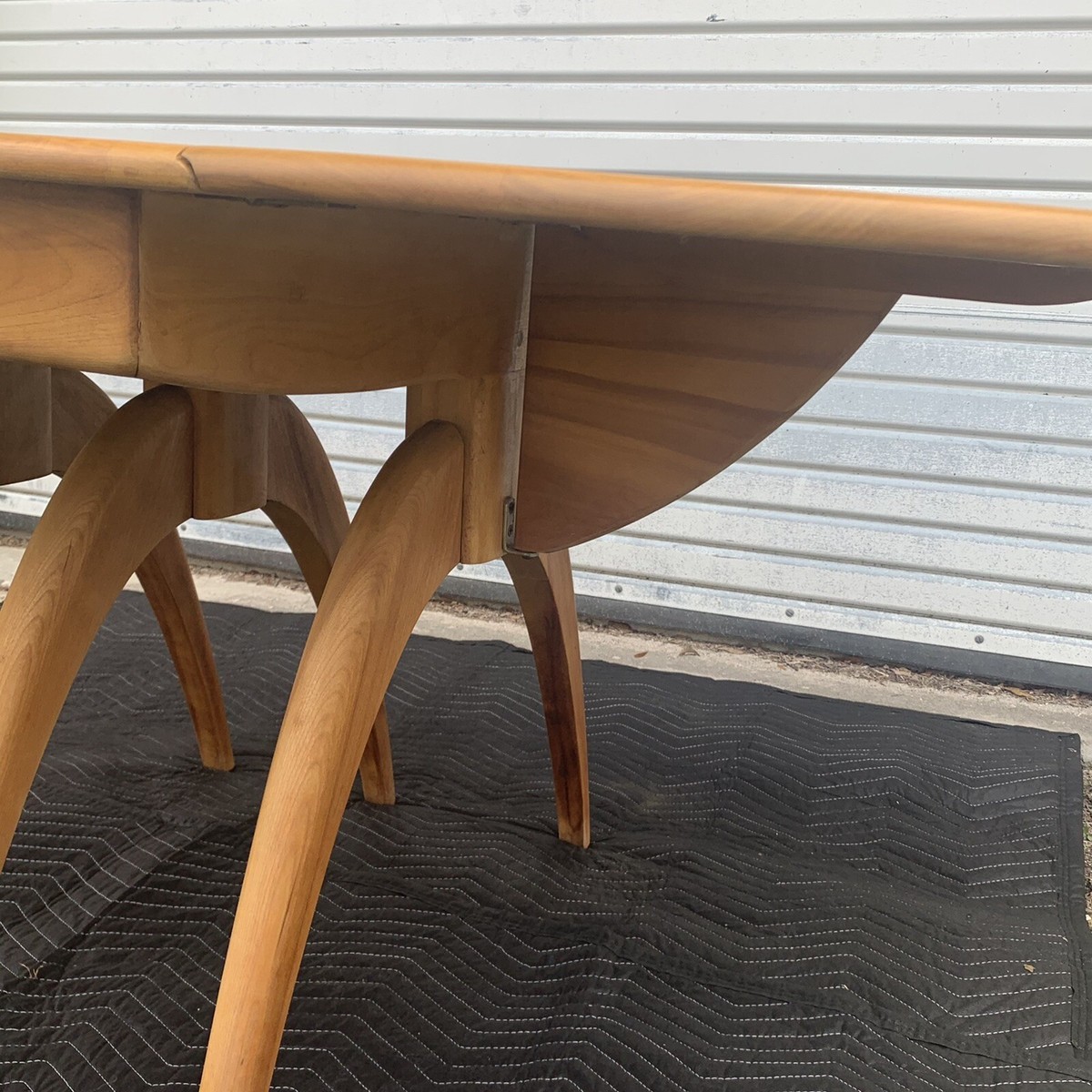 Mid Century Modern Dining Heywood Wakefield Butterfly Table Mid