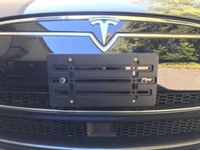 License Plate Holder Mounting Tag Relocator Adapter Bumper Bracket for TESLA New