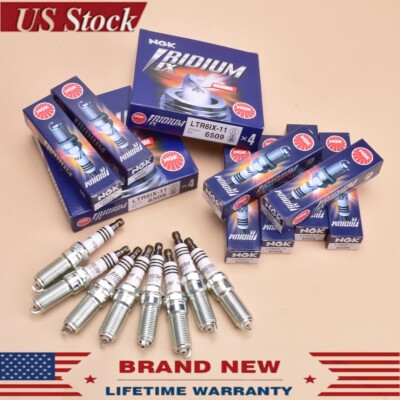 8PCS OEM NGK #6509 LTR6IX-11 Iridium IX Spark Plugs For Ford Cadillac Chevrolet