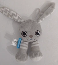BooginHead Rabbit Pacificer Holder PaciPal Gray Long Ears
