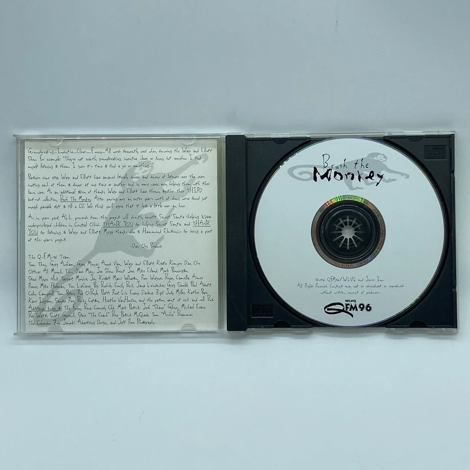 Best of Wags & Elliott "Brush the Monkey" Volume 3 CD OOP 1996 QFM96 WLVQ Comedy - Image 3 of 4