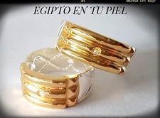 ANILLO  ATLANTE 925 STERLING SILVER ATLANTIS RING 24K GOLD PLATED FRONT 