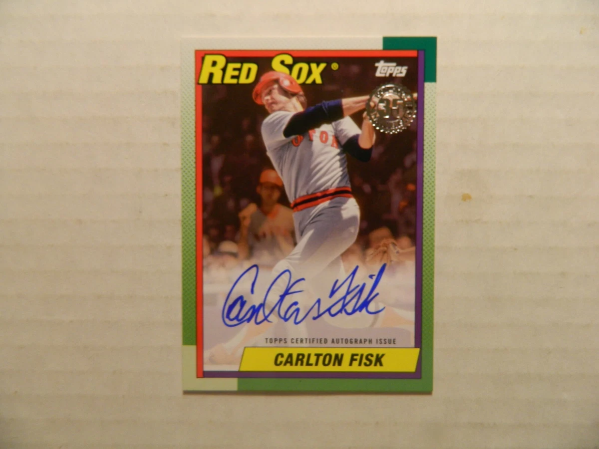 2025 Topps Series 1 - Carlton Fisk #90AU-CF for sale | eBay
