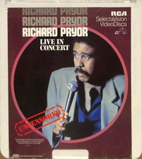 Richard Pryor Live in Concert 1979 Vintage CED Videodisc TESTED WORKING